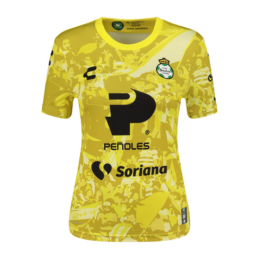 JERSEY PORTERA VISITA MANGA CORTA LIGA FEMENIL 25/26