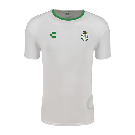 PLAYERA DE TRASLADO BLANCA SANTOS PARA CABALLERO 24/25