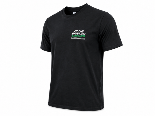 PLAYERA BLACK CLUB SANTOS RACING OVERSIZE