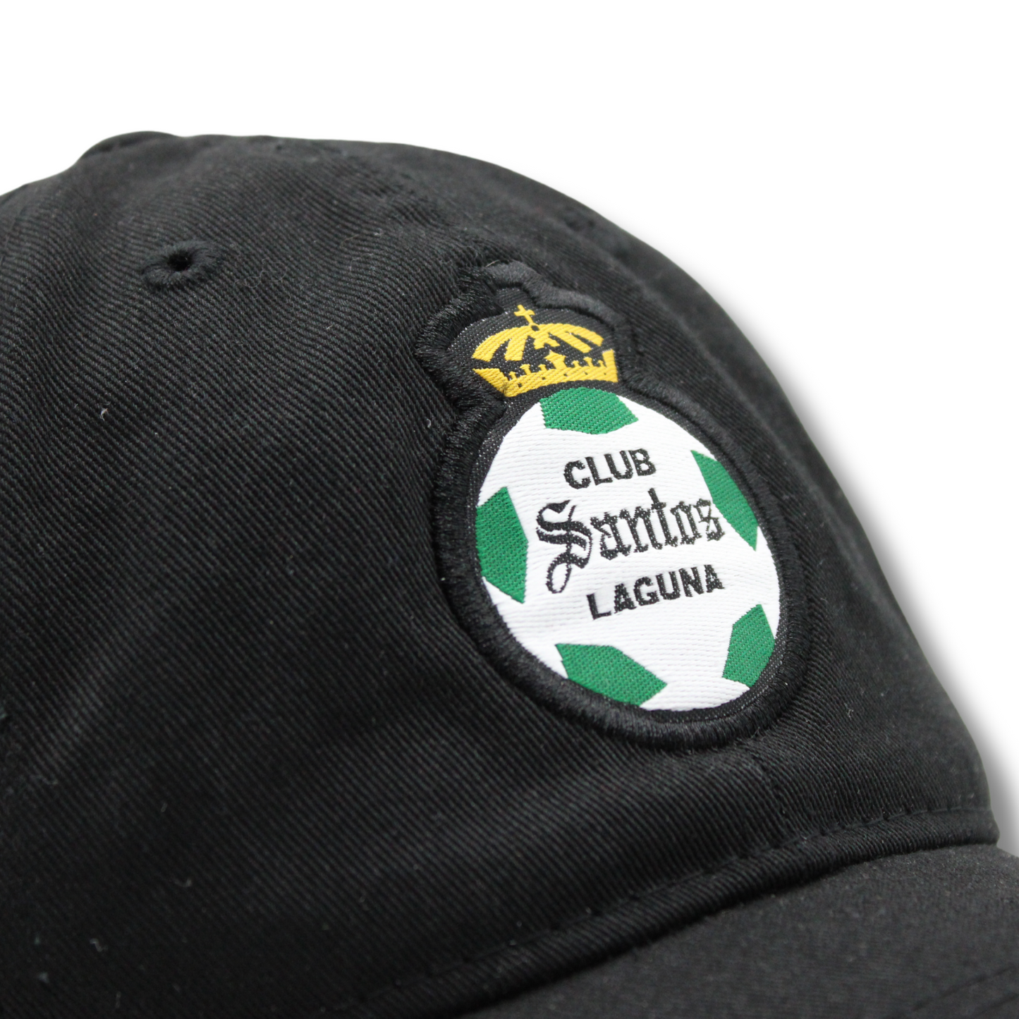 GORRA LONA EN COLOR NEGRO SANTOS