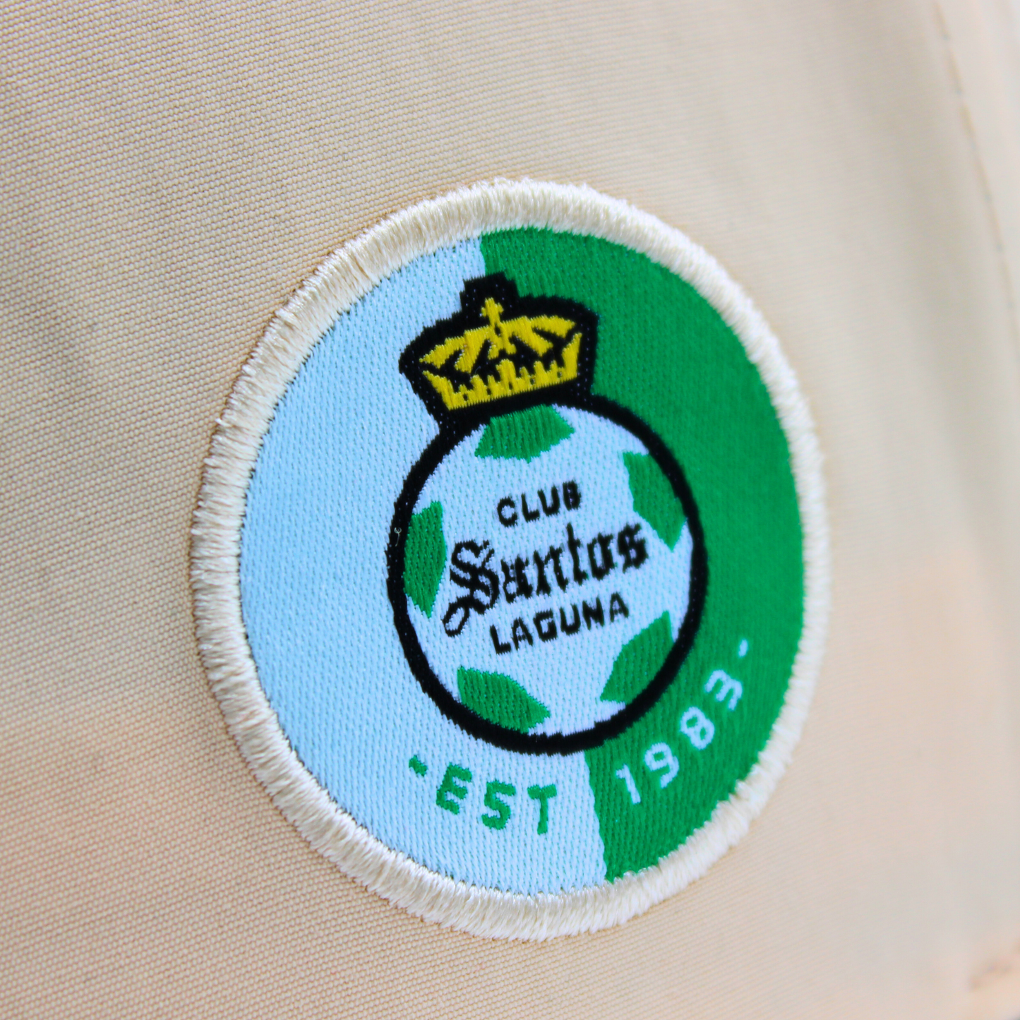 SPORT CAP ALGODÓN CSL EN COLOR BEIGE/VERDE