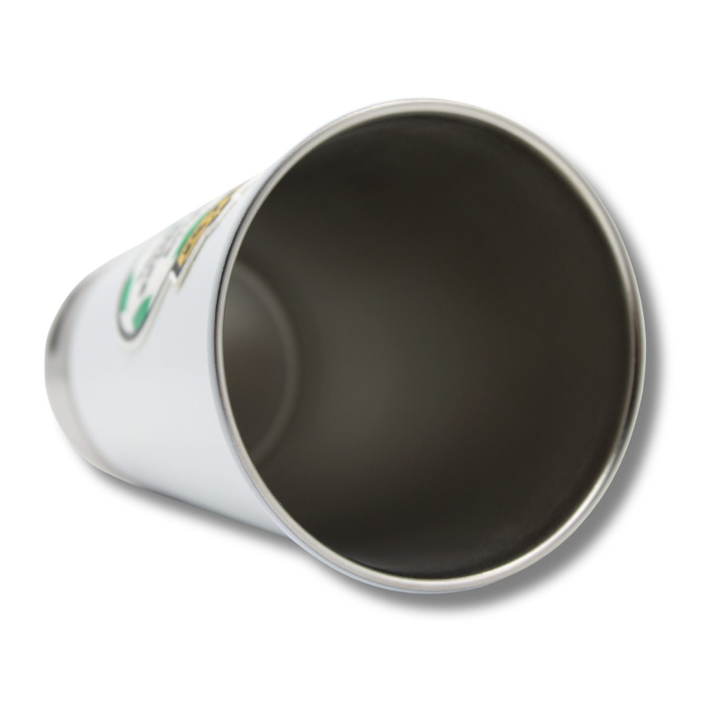 VASO BLANCO CON DESTAPADOR ESCUDO CLUB SANTOS LAGUNA FULL COLOR