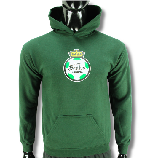 SUDADERA INSTITUCIONAL INFANTIL ALL GREEN CLUB SANTOS