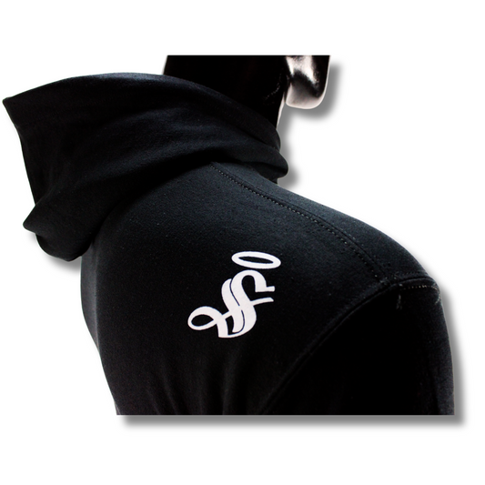 SUDADERA INSTITUCIONAL INFANTIL ALL BLACK CLUB SANTOS