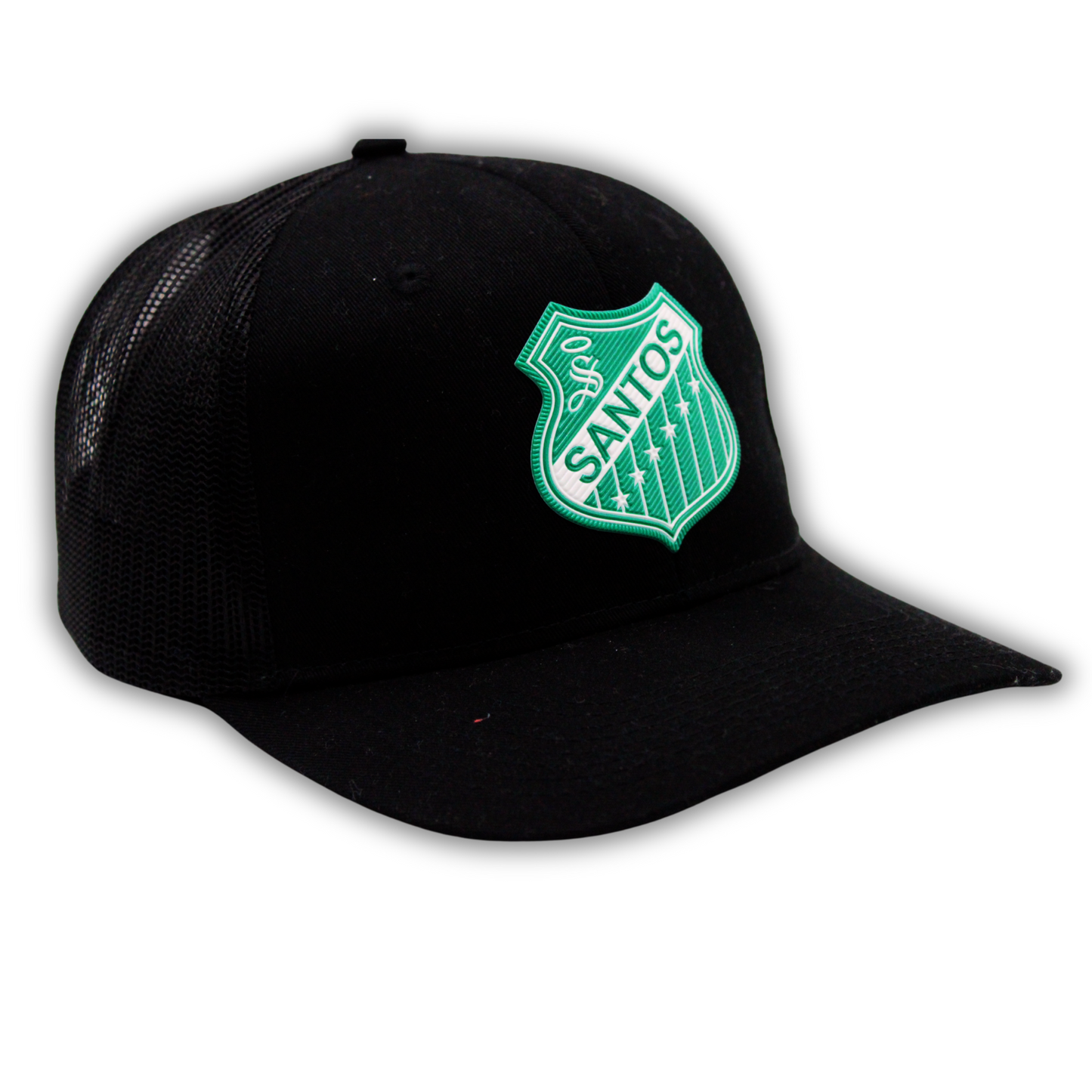 GORRA NEGRA SANTOS ESCUDO RETRO