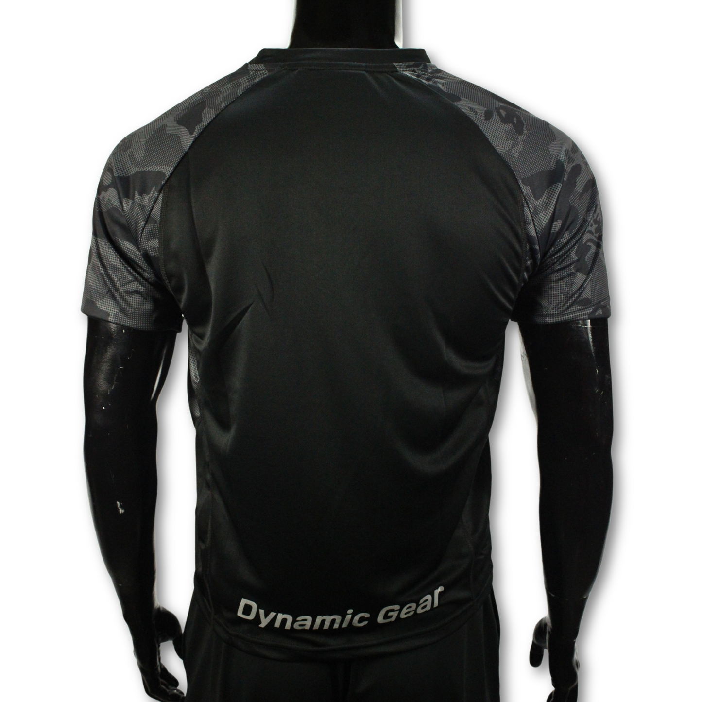 PLAYERA DEPORTIVA CAMUFLAJE CLUB SANTOS EN COLOR NEGRO