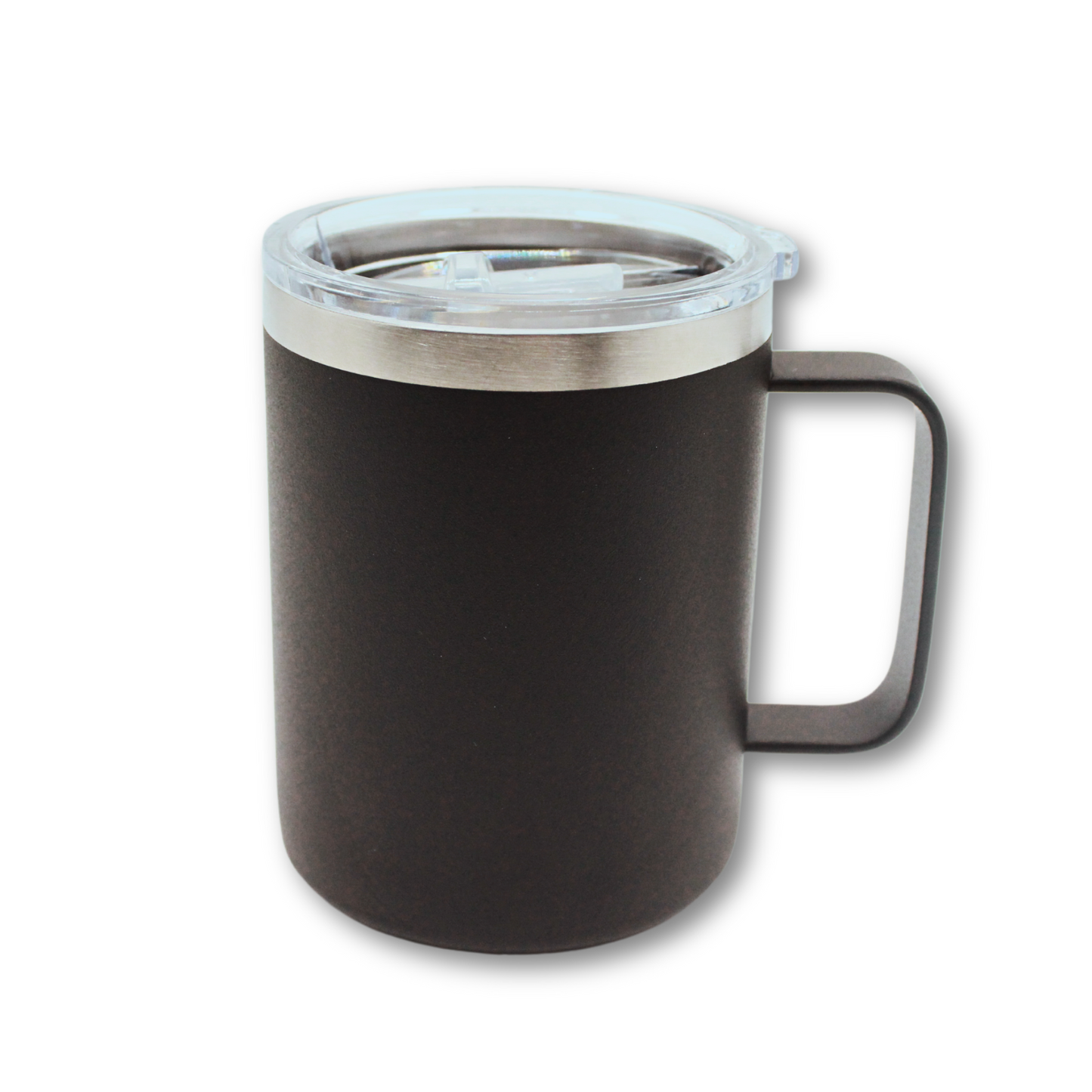 TAZA CON TAPA LOGO "S" GRABADO