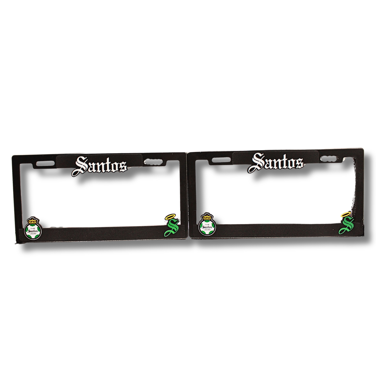 PORTA PLACA ESCUDO Y “S” CLUB SANTOS LAGUNA