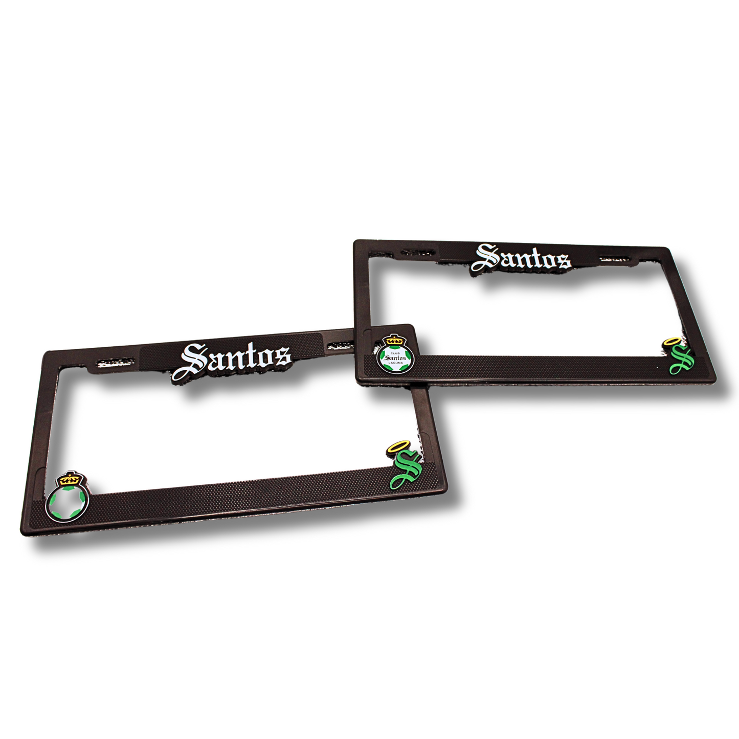 PORTA PLACA ESCUDO Y “S” CLUB SANTOS LAGUNA