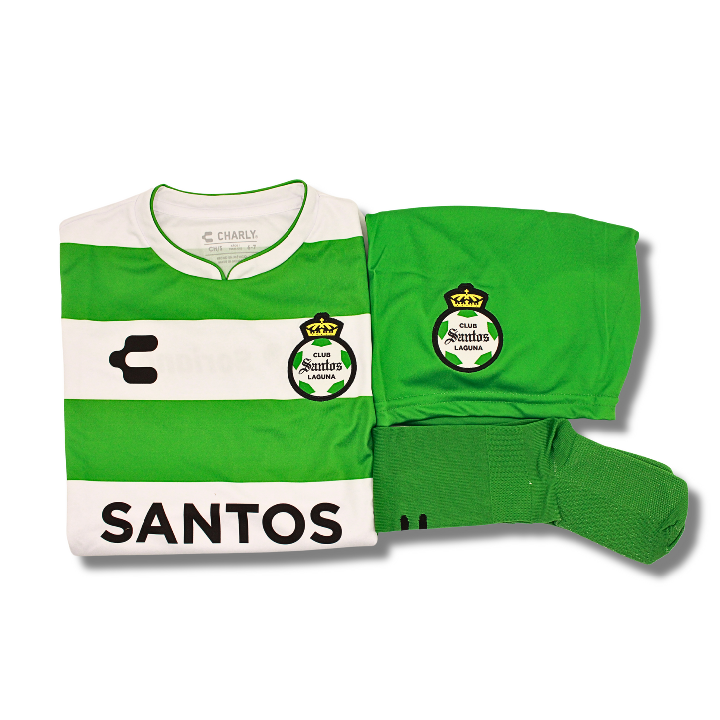 KIT OFICIAL DE ACADEMIAS CLUB SANTOS PARA NIÑO LOCAL
