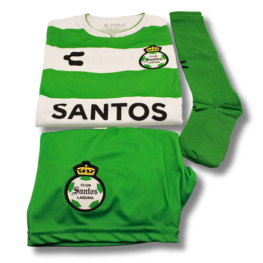 KIT OFICIAL DE ACADEMIAS CLUB SANTOS PARA NIÑO LOCAL