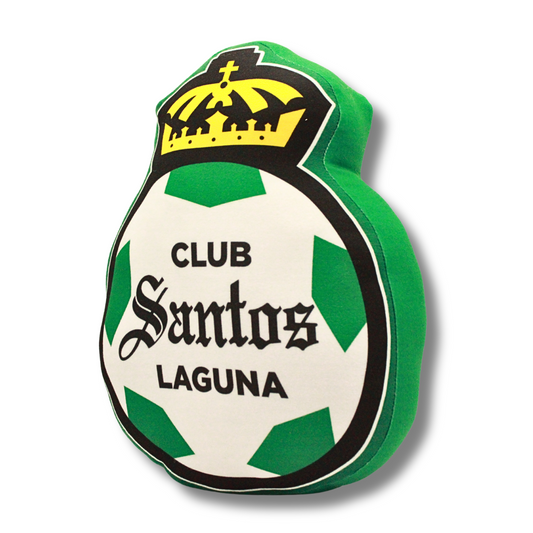 COJIN PELUCHE ESCUDO CLUB SANTOS LAGUNA