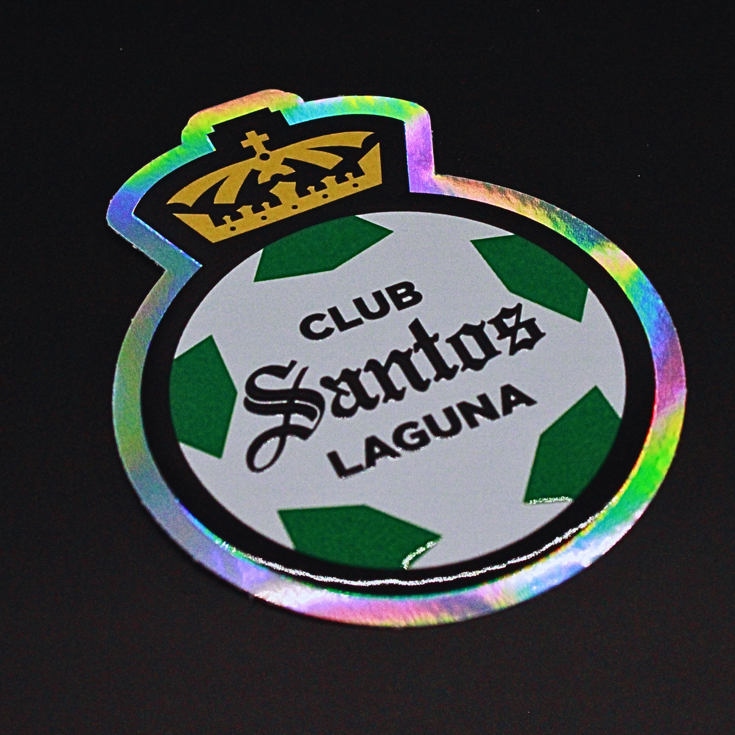 STICKER ESCUDO CSL EN VINIL HOLOGRÁFICO