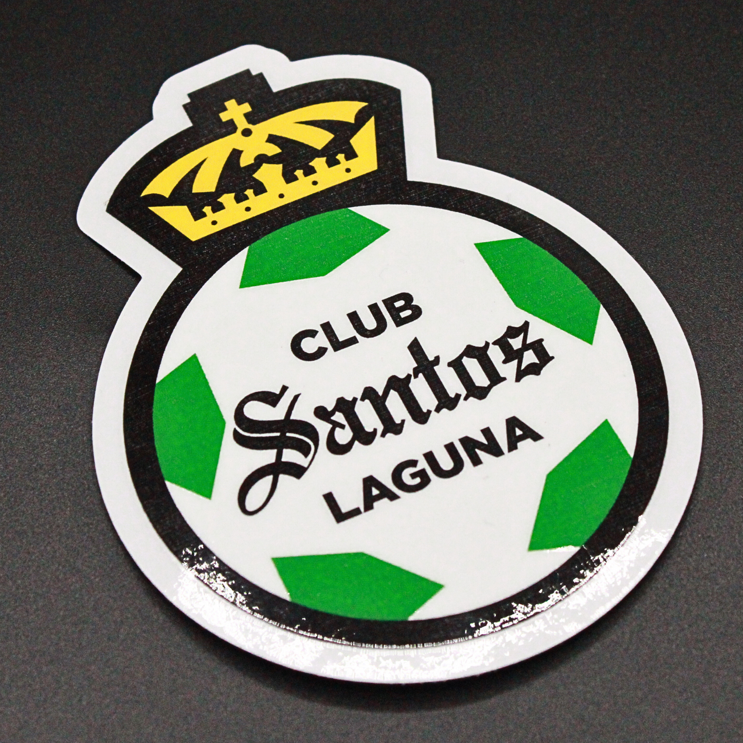 STICKER ESCUDO CSL EN VINIL TRANSPARENTE