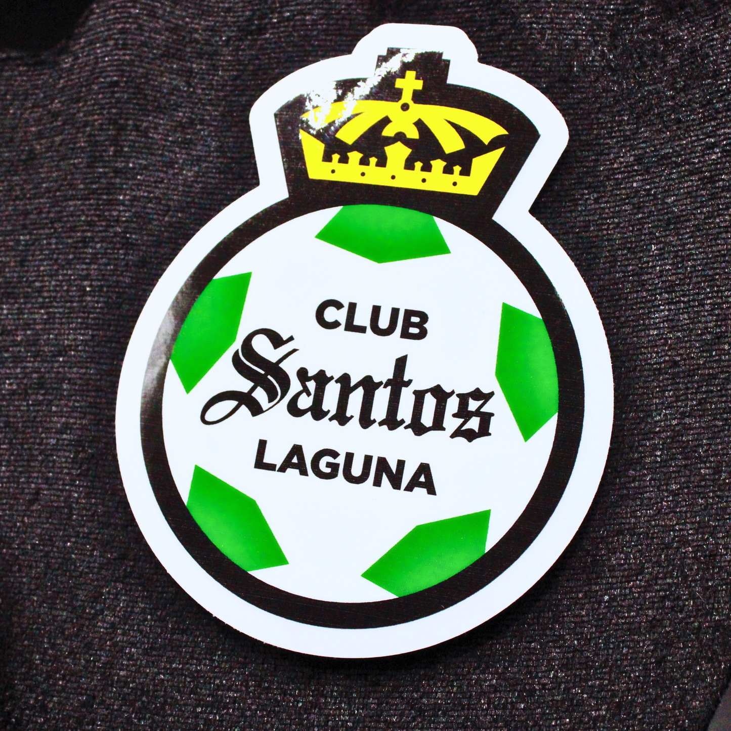 STICKER ESCUDO CSL EN VINIL TRANSPARENTE