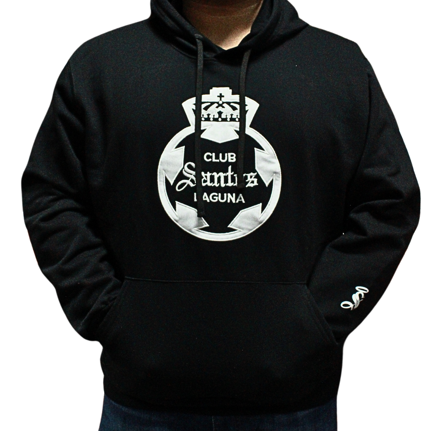 SUDADERA GUERRERA ESCUDO BLACK AND WHITE