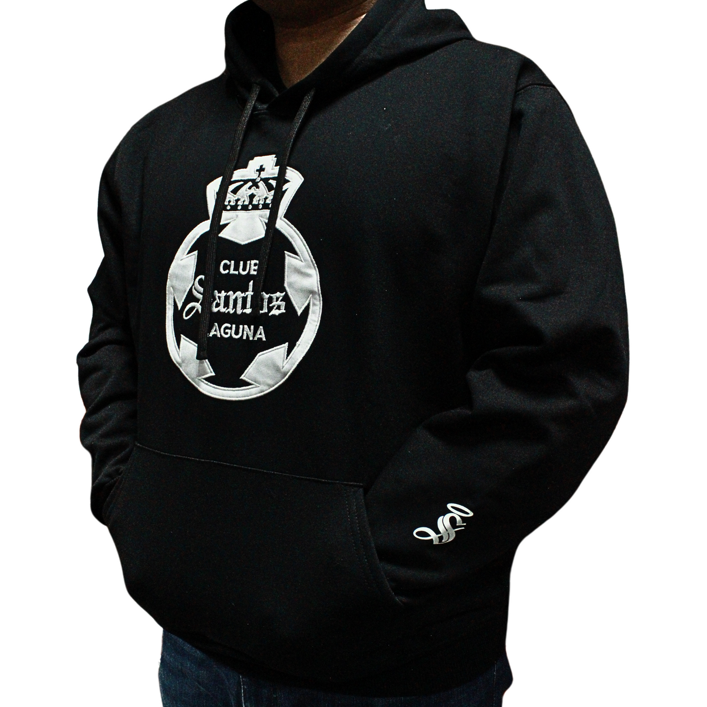 SUDADERA GUERRERA ESCUDO BLACK AND WHITE