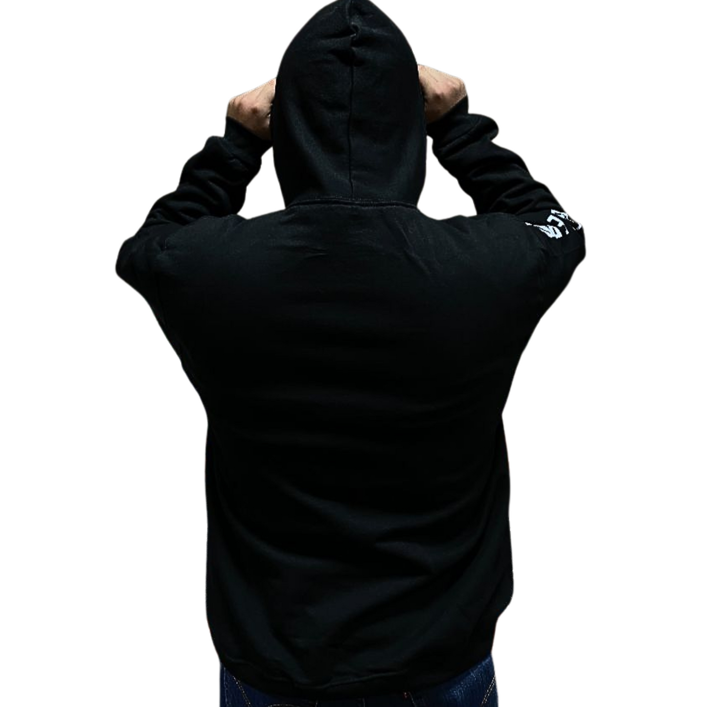 HOODIE NEGRA ESCUDO CSL CON CAPUCHA GUERREROS
