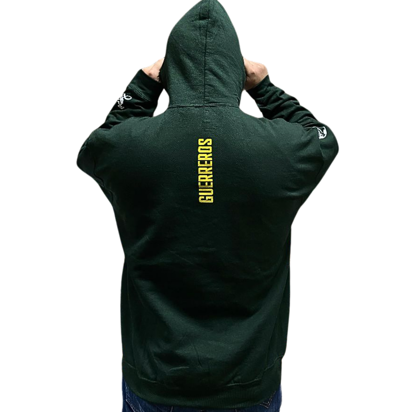 HOODIE CLUB SANTOS LAGUNA ESCUDO Y S GREEN
