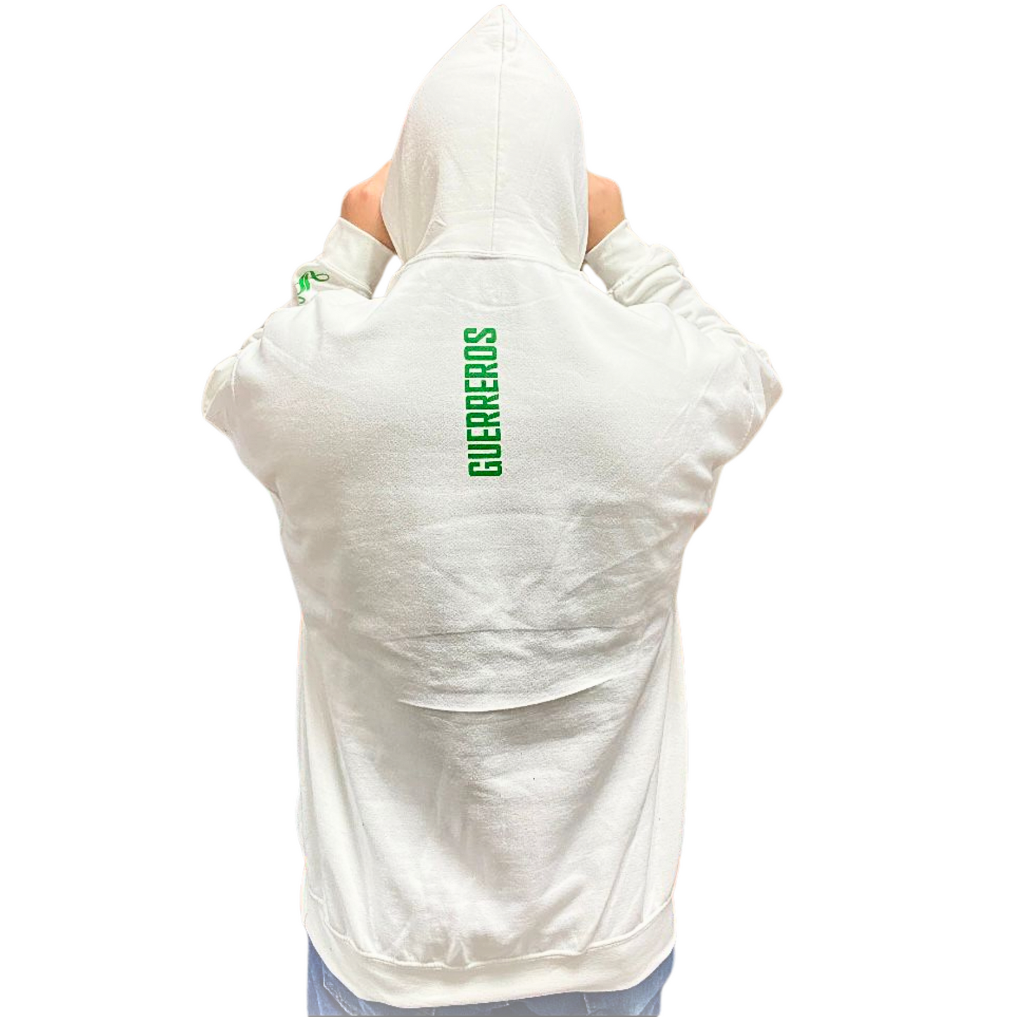 HOODIE CLUB SANTOS LAGUNA ESCUDO Y S WHITE