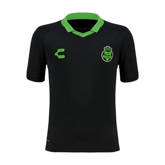 POLO SPORT NEGRO SANTOS LAGUNA INFANTIL 25/26