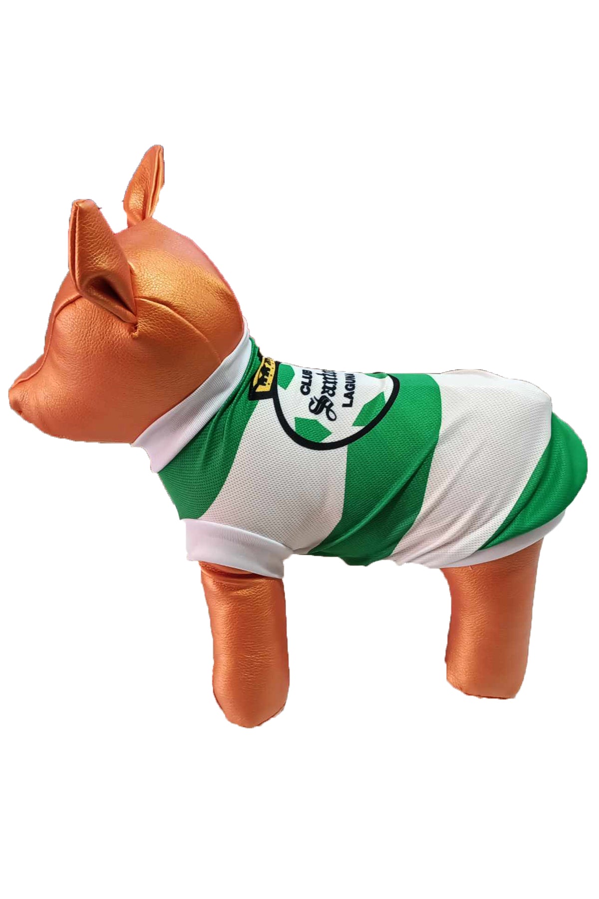 JERSEY VERDIBLANCO CLUB SANTOS LAGUNA PARA MASCOTA