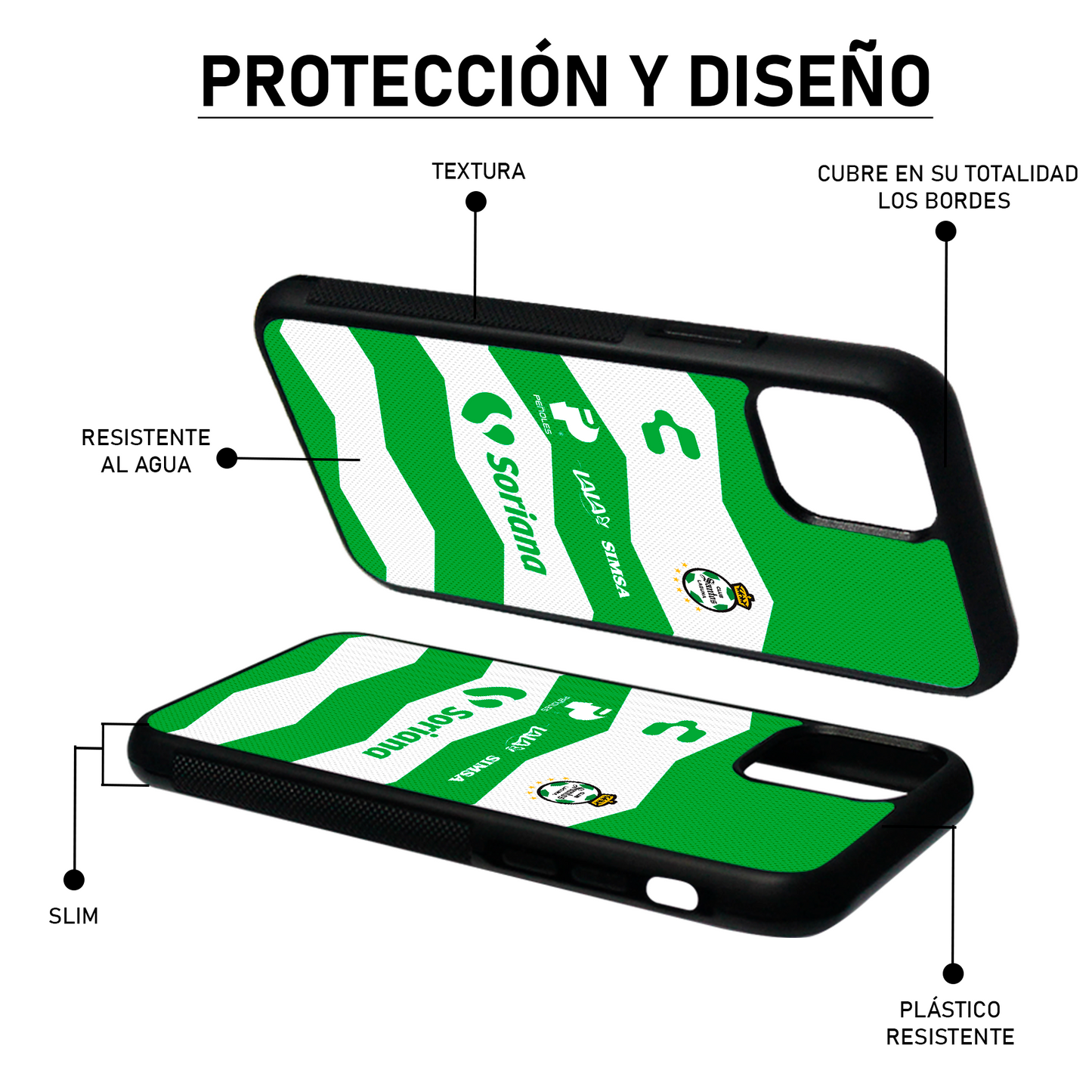 FUNDA PARA CELULAR ESTILO JERSEY LOCAL 23/24