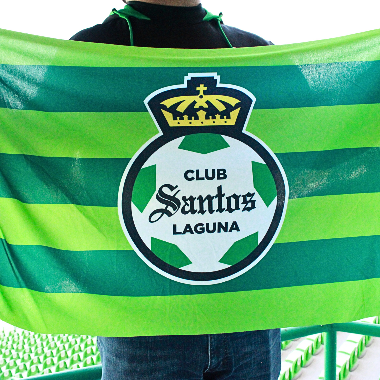 BANDERA FAN SANTOS LAGUNA VISITA