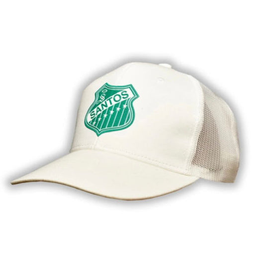 GORRA CLUB SANTOS LAGUNA WHITE ESCUDO RETRO