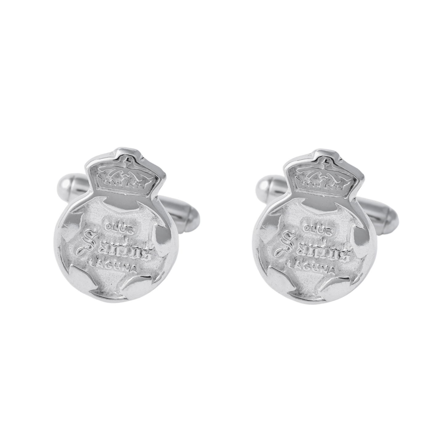 MANCUERNILLAS PLATA ESTERLINA CLUB SANTOS LAGUNA