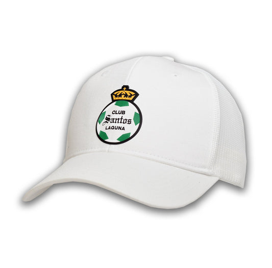 GORRA ESCUDO CLUB SANTOS LAGUNA WHITE
