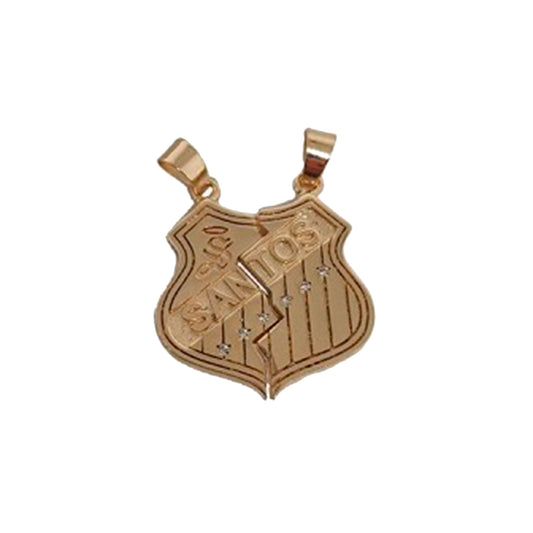 CADENA Y DIJE ESCUDO RETRO PARTIDO