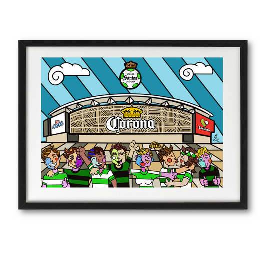CUADRO ESTILO POP ART ESTADIO TSM CSL