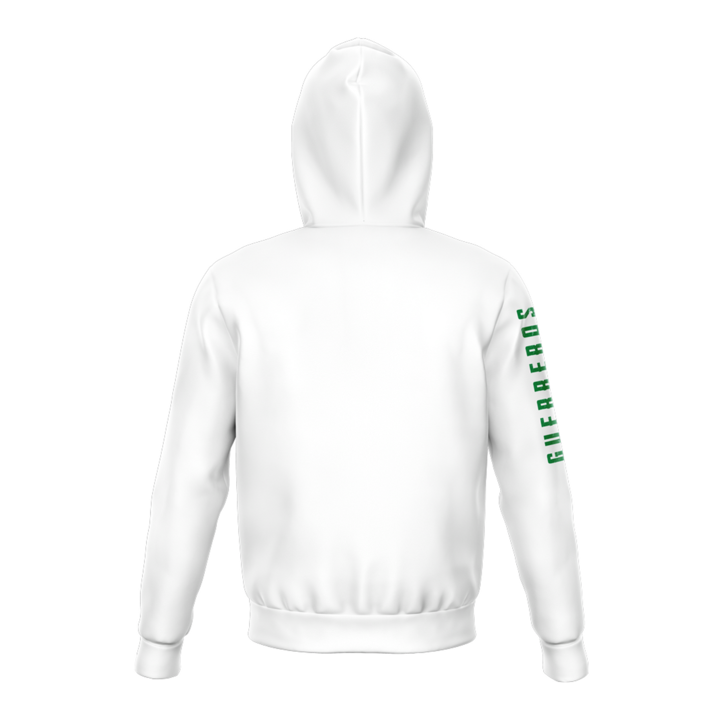 HOODIE BLANCA CON CAPUCHA GUERREROS