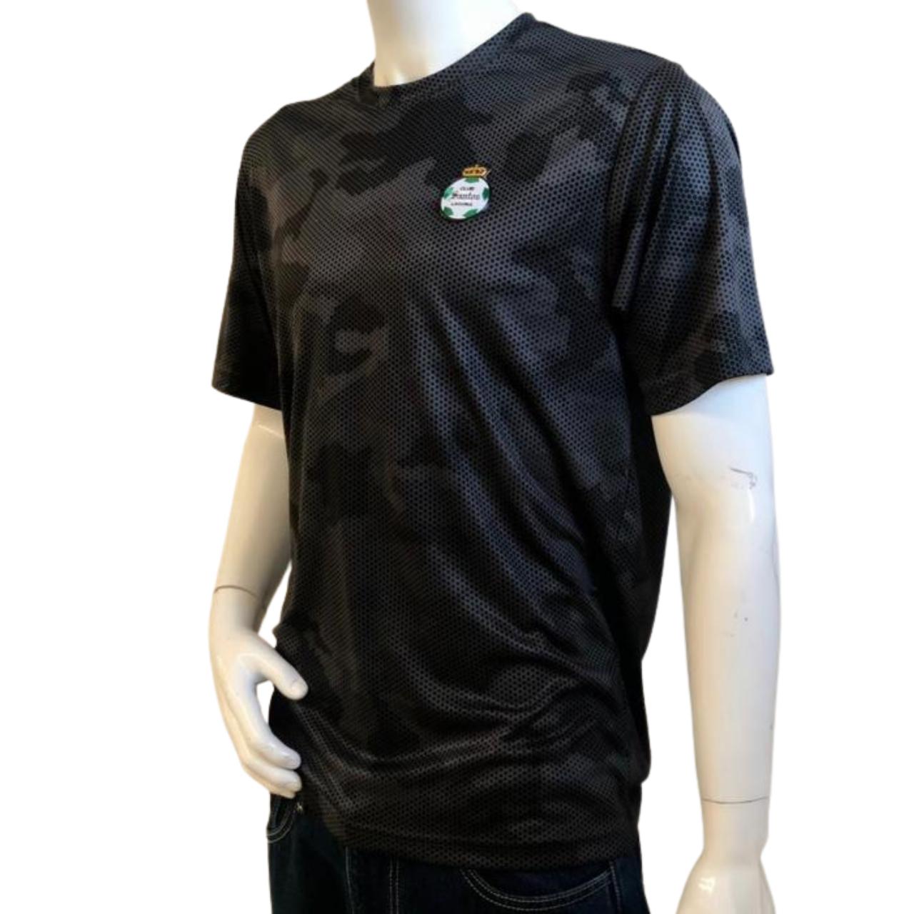 PLAYERA SANTOS CAMUFLAJE GRIS