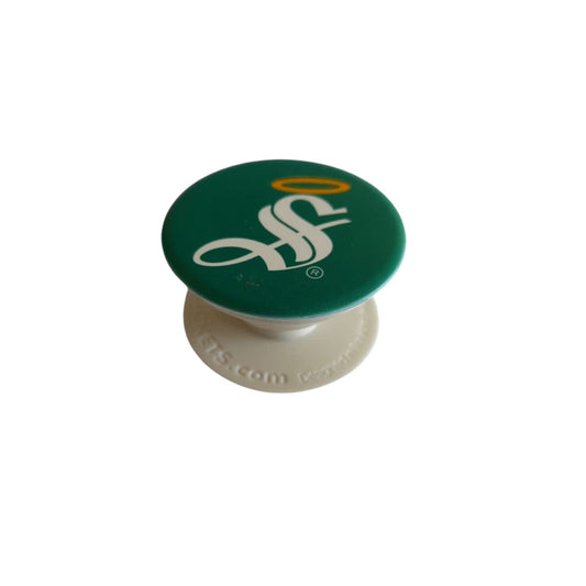 POPSOCKET SANTOS MONOGRAMA, EN COLOR VERDE/BLANCO