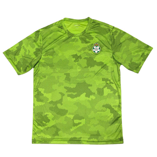 PLAYERA SANTOS CAMUFLAJE VERDE