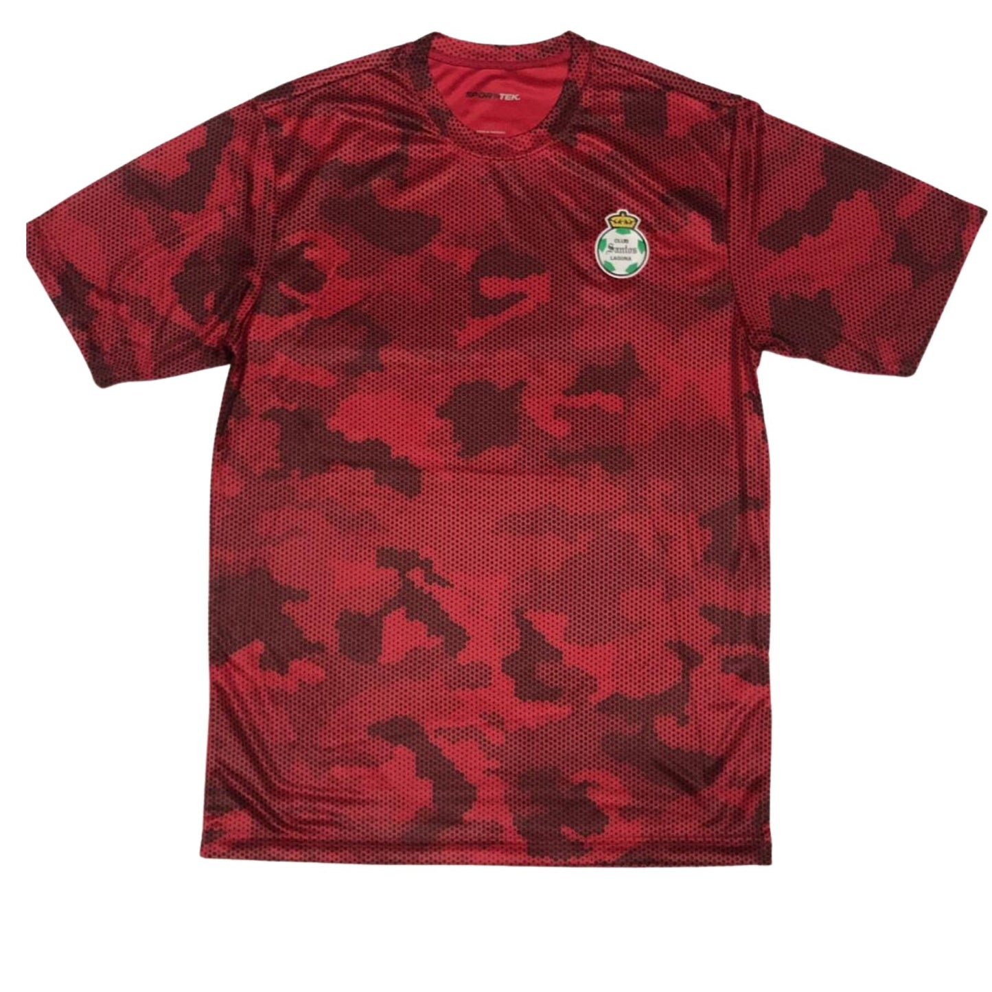 PLAYERA SANTOS CAMUFLAJE ROJO