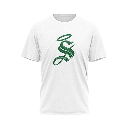 PLAYERA BLANCA SANTOS GRUNGE