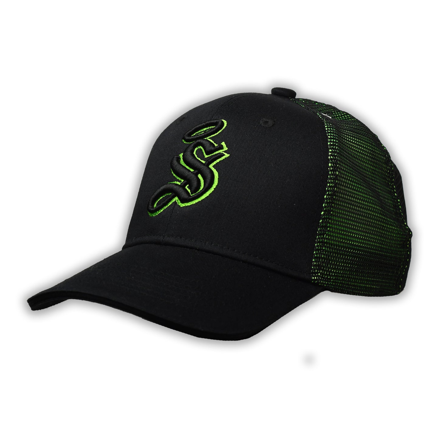 GORRA EMBLEMA SANTOS EN COLOR VERDE/NEGRO