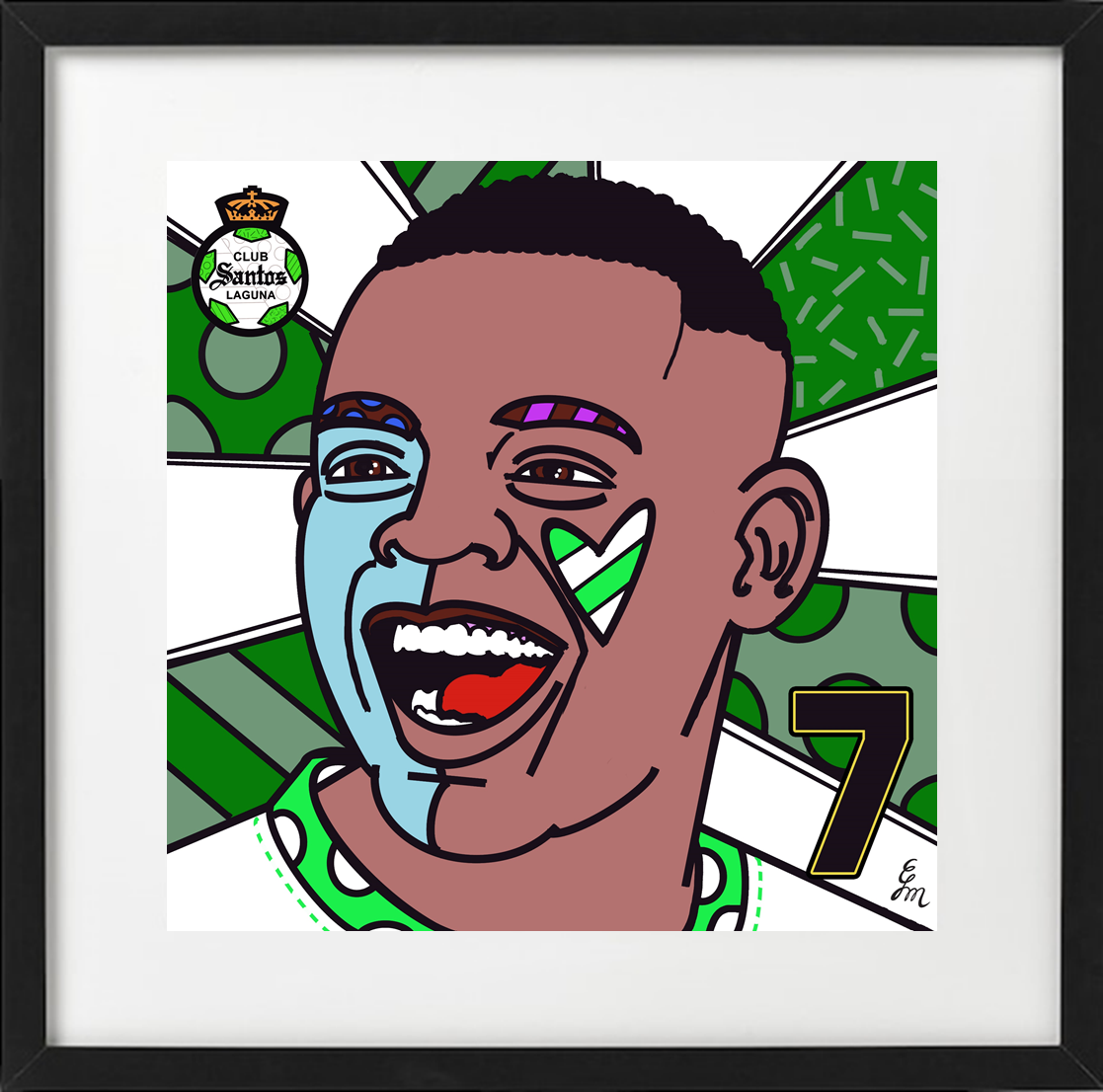 CUADRO ESTILO POP ART JUGADORES CSL