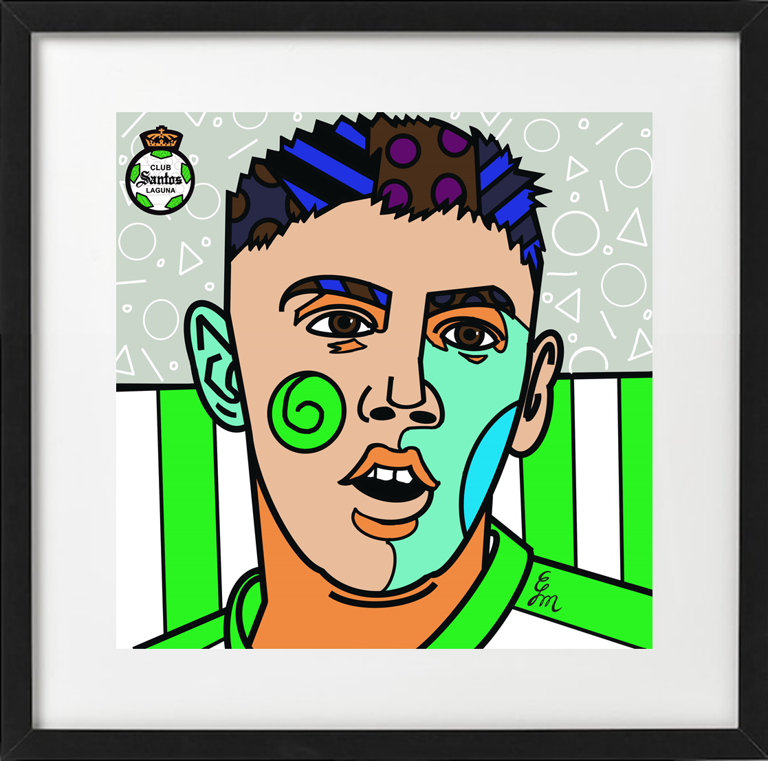 CUADRO ESTILO POP ART JUGADORES CSL