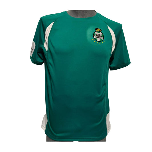 PLAYERA SANTOS, EN COLOR VERDE