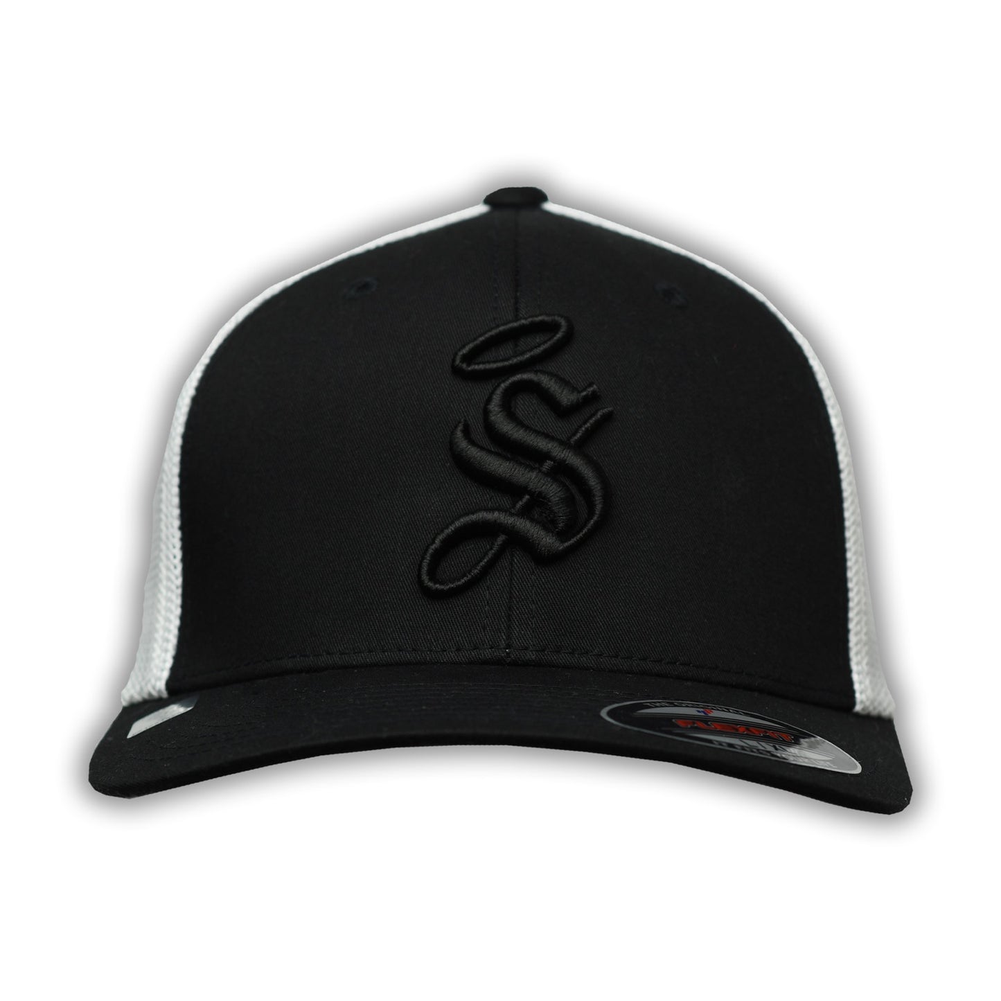 GORRA FLAT SANTOS BLACK/WHITE