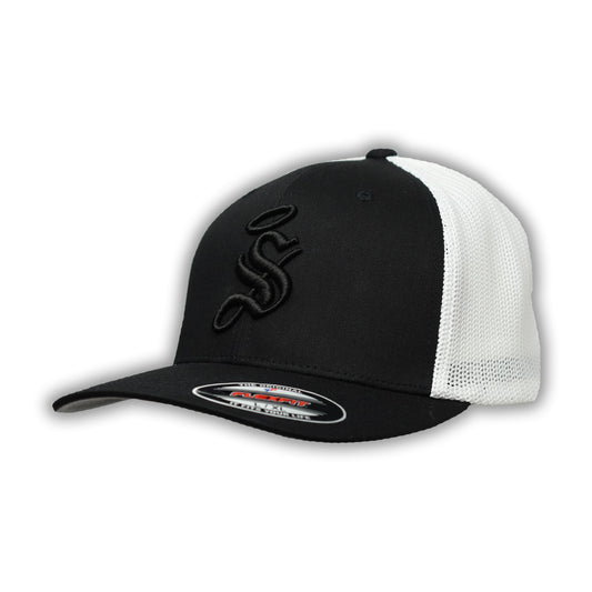 GORRA FLAT SANTOS BLACK/WHITE