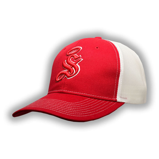 GORRA EMBLEMA CLUB SANTOS LAGUNA RED AND WHITE