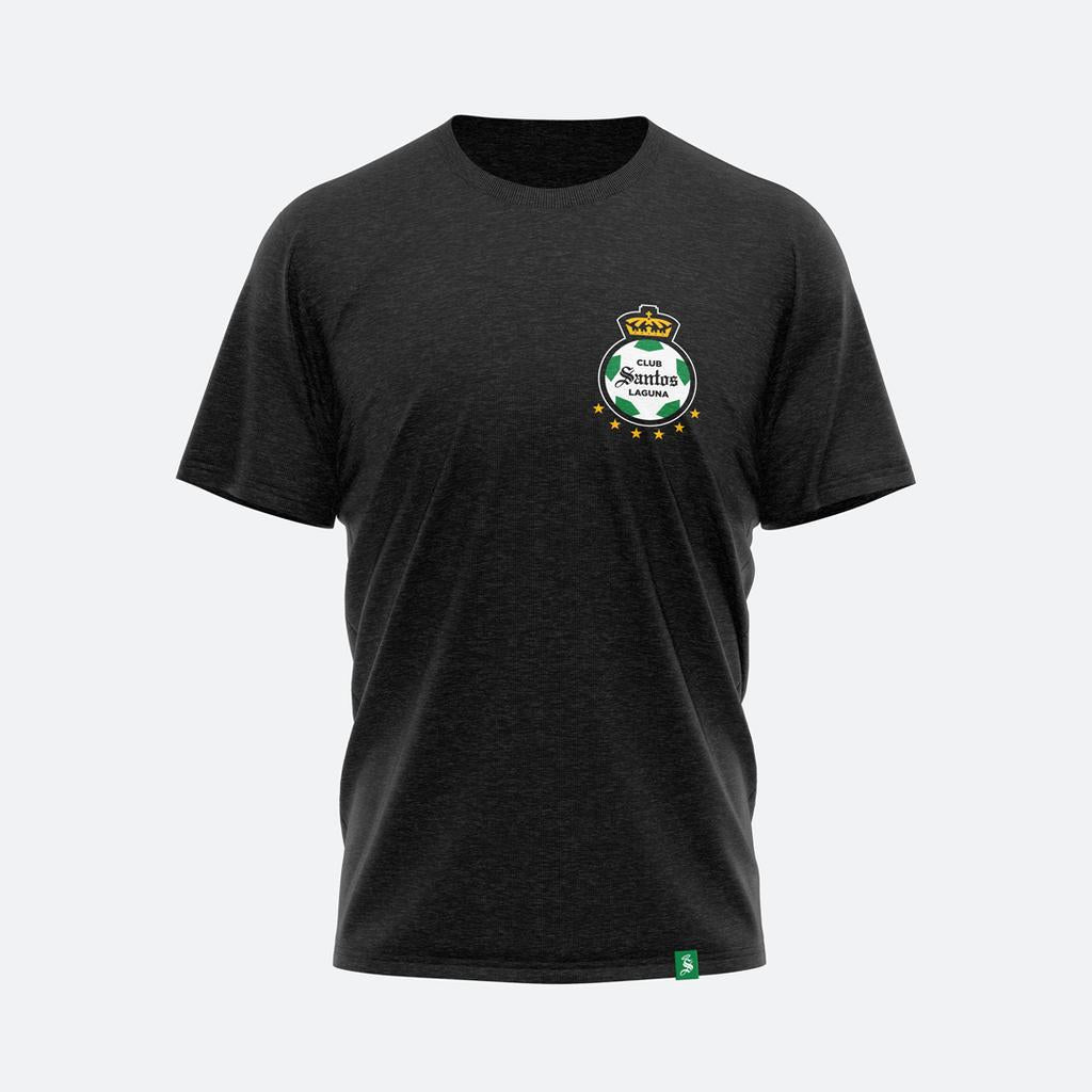 PLAYERA INSTITUCIONAL NEGRA LOGO EN PECHO