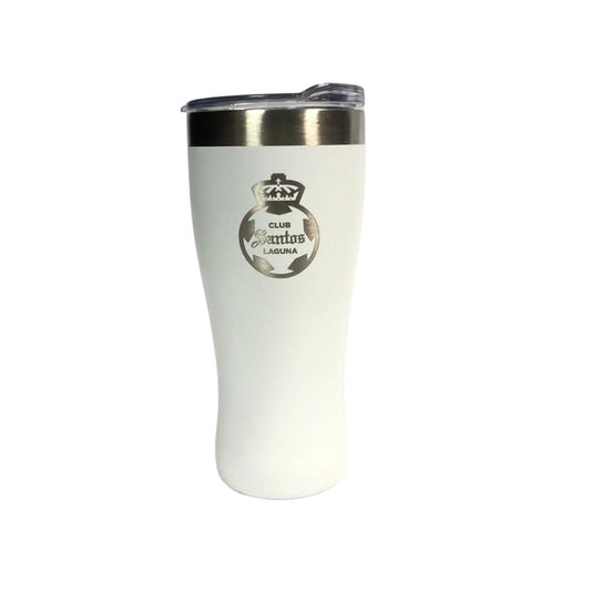 YARDA CERVECERA SANTOS EN COLOR BLANCO