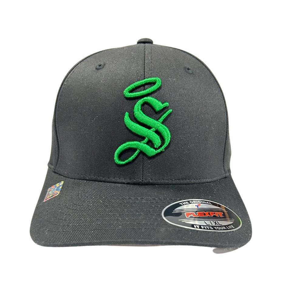 GORRA "S" FLEXFIT BLACK