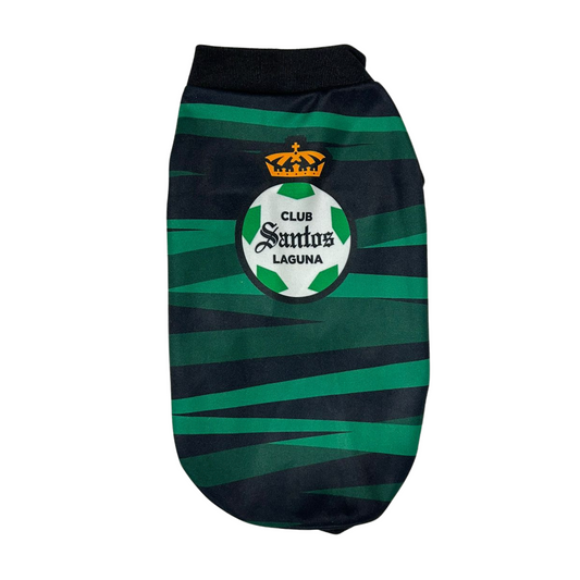 JERSEY VISITA ESCUDO CLUB SANTOS PARA MASCOTA